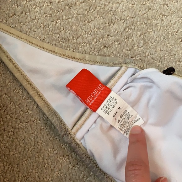 Red Carter python bandeau bikini - size m - Picture 4 of 5